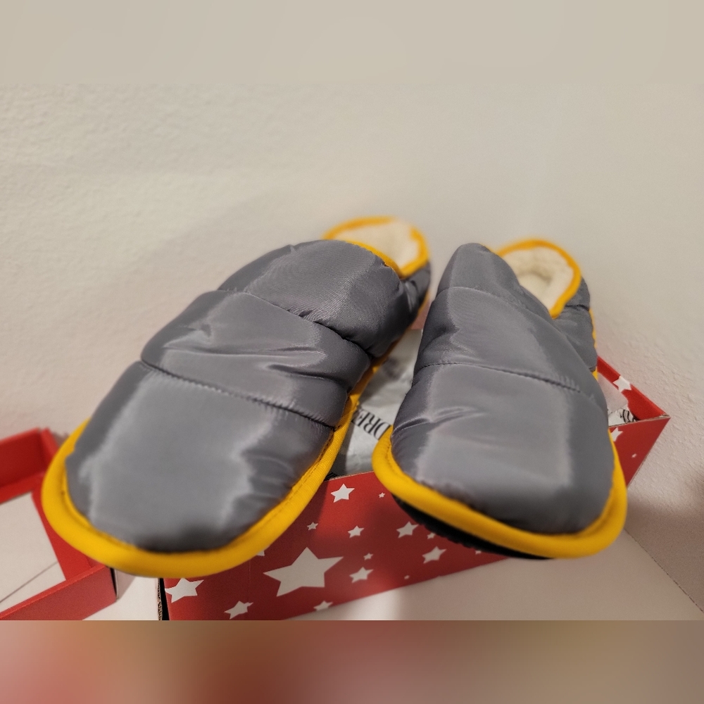 New Grey Dream Paris slippers sz 11